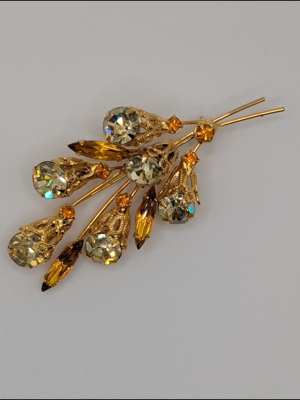 Crystal Vintage Brooch